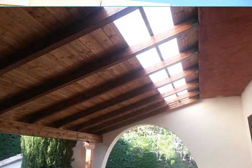  imagen de pergola de madera