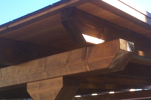  imagen de pergola de madera